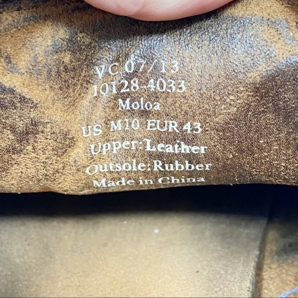 Olukai Moloa Leather Slip-On Shoes Black 10 Men’s - Picture 6 of 10